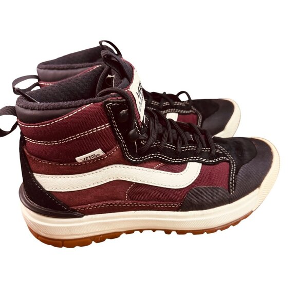 Vans Ultrarange EXO Hi-Top Unisex Womens 6.5 / Mens 5 Burgundy & Black Sneakers - Picture 1 of 10